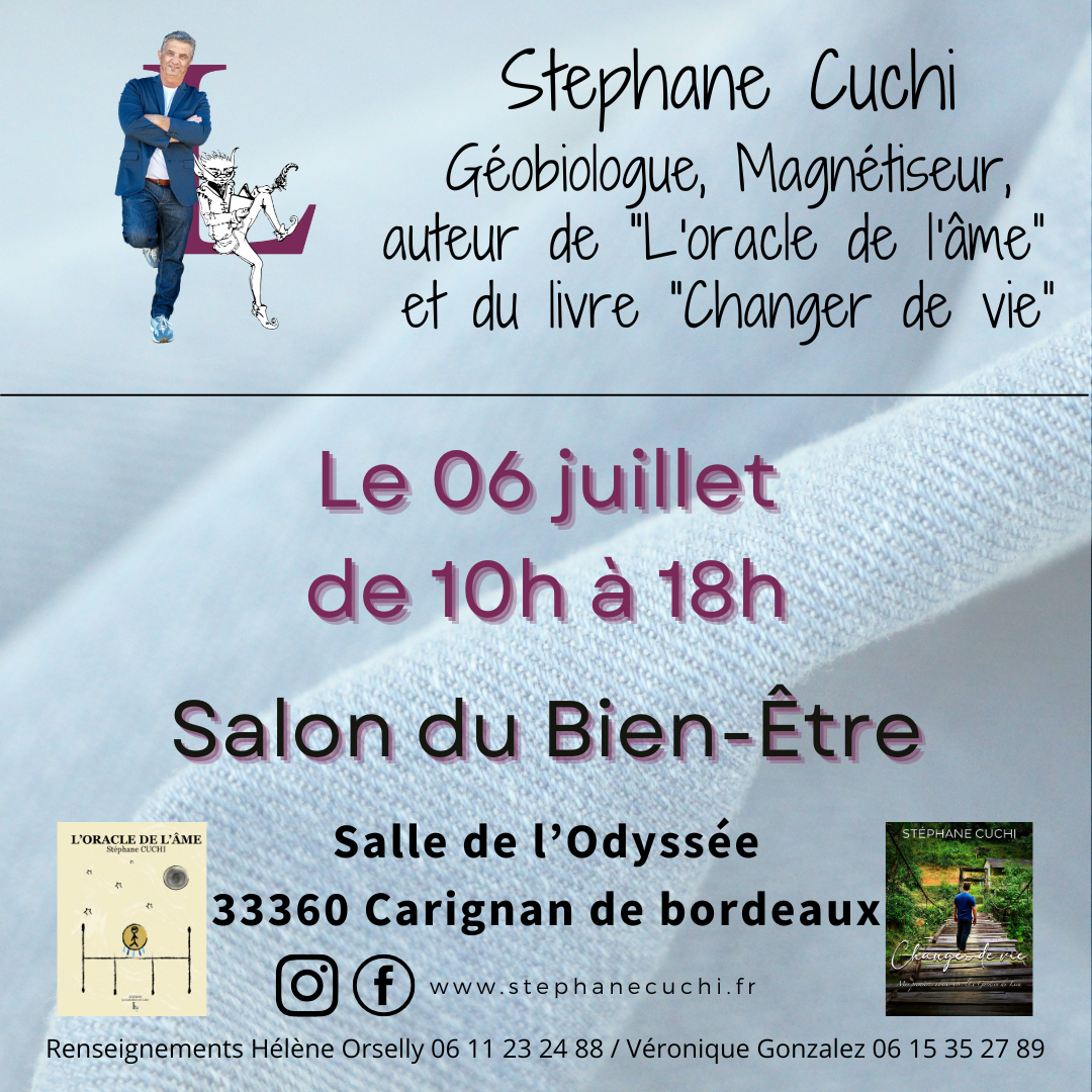 Stéphane Cuchi en salon et séance de dédicaces, rencontre avec les lecteurs et présentation de ses ouvrages